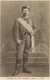 Dr. Miroslav Tyrš 1. slet 1882 vydáno 1932