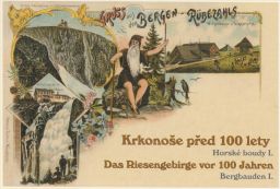 Krkonoše před 100 lety horské boudy není pohlednice