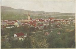 Sabinov celkový pohlad Prešov poštou 1928