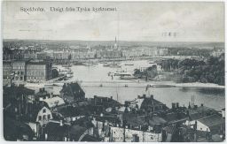 Švédsko Stockholm Utsigt fran Tyska kyrktornet