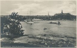 Švédsko Stockholm Utsikt fran Kastellholmen