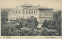 Švédsko Stockholm kungl. biblioteket knihovna