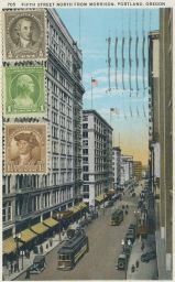 USA Portland Oregon Fifth Street 1932