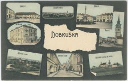 Dobruška Gutenfeld Rychnov nad Kněžnou nakl. Kovářová 1907