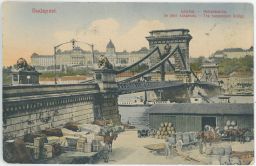 Budapest Lánchid trhy překlad zboží 20. léta