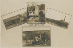 Velká Losenice Žďár nad Sázavou továrna pomník lihovar cihelna