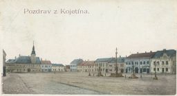 Kojetín náměstí Kroměříž nakl. Slovák 1914
