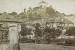 Teplice - Šanov, Mont de Ligne s budovou Pepřenka - Pfefferbüschel