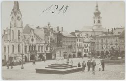 Trutnov náměstí hotel Stark táta 1910