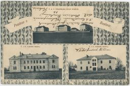 Hostivice Praha-západ kasárna dělostřelci nakl. Jilovský 1910