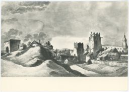Opava Fr. Biela Hradecká brána akvarel 1812