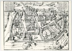Opava plán města kolem 1760