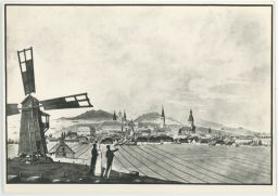 Opava Jiří Fritsch Pilčský kopec akvarel 1820