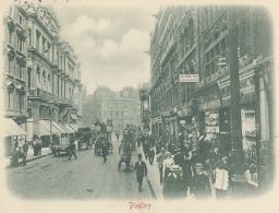 London Londýn Poultry Velká Británie 1900