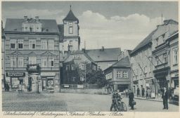 Litvínov Oberleutensdorf Sudety Konrad Henlein Platz 1942