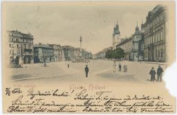 Hradec Králové Velké náměstí 1902