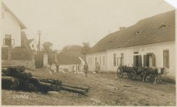 Lnáře hostinec povoz krávy Strakonice