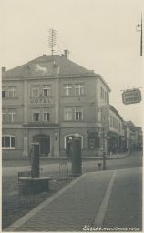 Čáslav Havlíčkova třída hotel papír noviny Bromografia 1934
