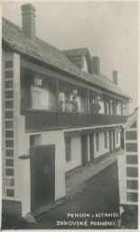 Zvíkovské podhradí Pension Kotápiš Písek 1935