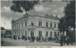 Tišnov nádraží hotel kavárna Fuňka Brno venkov