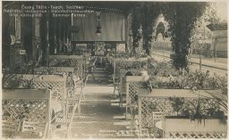 Železnice nádražní restaurace Český Těšín letní nástupiště