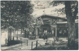 Sliač Szliács Huszka Samu restaurace reštaurácia personál 1910