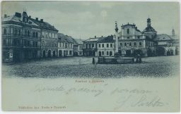 Turnov náměstí nakl. Resl Semily 1899