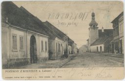 Kostelec nad Labem Mělník nakl. Senit 1903