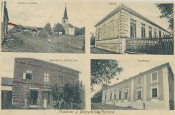 Bezuchov Přerov škola hostinec obchod Schmidová bez potisku
