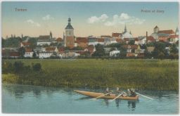 Turnov Jizera Semily dětičky v loďce 1920