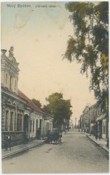 Nový Bydžov Jičínská ulice Hradec Králové nakl. Boháček 1918