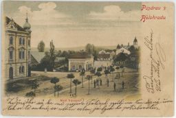 Bělohrad Malé náměstí Jičín 1900