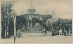 Mladá Boleslav městské sady altán nakl. Nešněr 1900