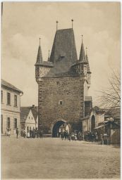 Rakovník Pražská brána nakl, Růžička 1919