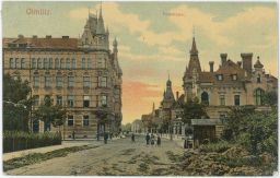 Olomouc Olmütz Parkstrasse za císaře pána K