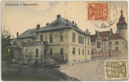 Napajedla Zlín sokolovna nakl. Tichý 1918