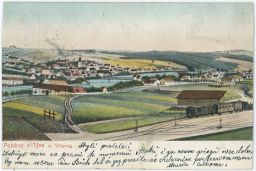 Železnice nádraží Týn nad Vltavou České Budějovice 1906