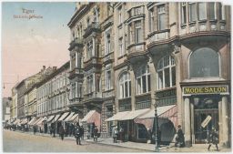 Cheb Nádražní Eger Mode salon Hans Stocker Kaspar Gruber 20. léta