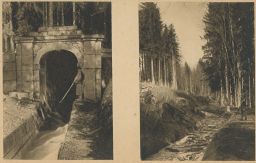 Šumava kanál Erbaut Křtitelnice Jiterská myslivna Klatovy 1923