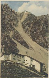 Rakousko Tyrolsko Innsbruck Nordkettenbahn Seegrube Station 1939