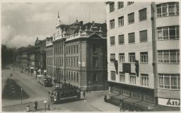 Plzeň tram Voves Asta Foto Švec 40. léta
