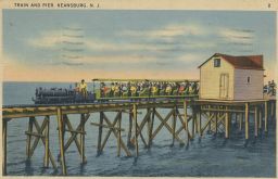 USA železnice Keansburg Monmouth New Jersey Raritan Bay 1942