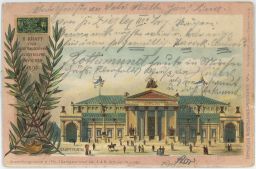 Německo Mnichov II. Kraft Arbeitsmaschinen Avsstellung München 1898