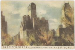 USA New York Barbizon Plaza Hotel Overlooking Central Park