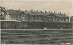 Železnice nádraží Velký Osek Kolín 20. léta
