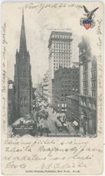 USA New York Lower Brodway 1901