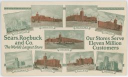 USA obchodní centra Sears Roebuck and Co. Eleven Million Customers