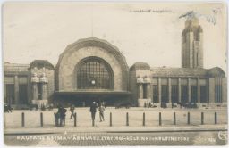 Železnice nádraží Helsinki Järnväcs Station 1924