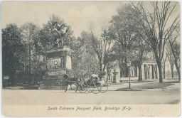 USA New York Brooklyn South Entrance Prospect Park 1910