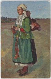 Etnografie kroje Norsko žena Nordiska museet 1925